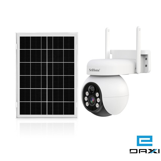სამეთვალყურეო კამერა მზის პანელით 4mm, 4G LTE, SriHome DH001-4G EU, IP65
