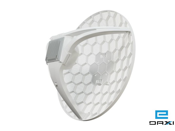 LTE6 მიმღები ანტენა Mikrotik, RBLHGGR&amp;R11e-LTE6 LTE6 High-gain 17 dBi Grid Antenna with 300 Mbps CAT6 LTE Modem