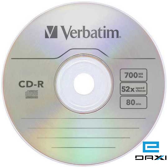 კომპაკტ დისკი, Verbatim CD-R 700Mb