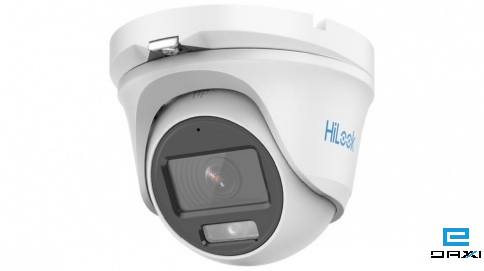 ანალოგური კამერა მიკროფონით, 5MP 2.8mm Dome, HiLook THC-T159-MS,ColorVu, მეტალის კორპუსით