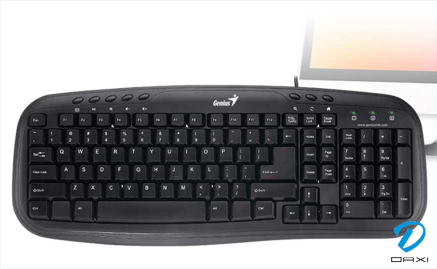 კლავიატურა KB-M200, Genius Black, USB