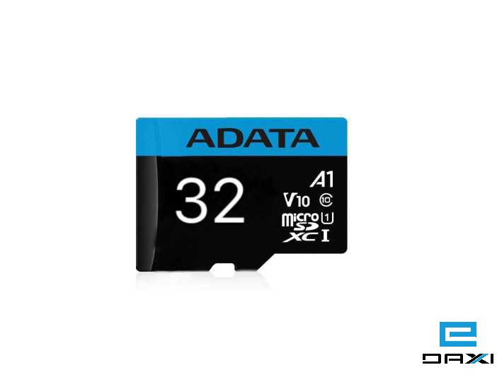 მეხსიერების ბარათი, A-DATA 32GB, Micro SD, HC AUSDH32GUICL10A1-R, UHS-I CLASS10A1-RETAIL