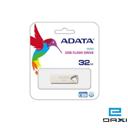 USB მეხსიერება, ADATA, 32GB, AUV210-32G-RGD, UV210, USB 2.0, Silver