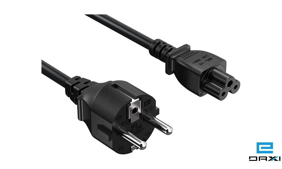კვების კაბელი, VENTION ZCKBAC 3-Prong Power Cord 1.8M cable C5 Connector EU Plug
