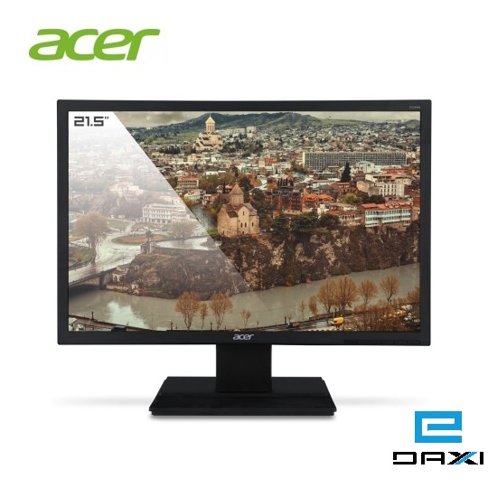 მონიტორი, ACER 21.5"Full HD, UM.WV6EE.015, V226HQLBID, 5 ms, 250 cd/m², 170/160°, DVI-D, HDMI, VGA, 3Y