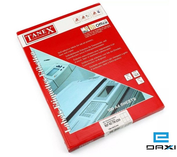 ლეიბლი TW2736, 70x36mm (24PCS)