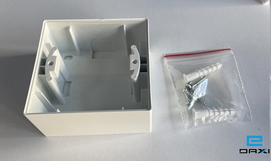 როზეტის გარე კოლოფი, VISAGE, Surface-Mounted Box (კრემისფერი)