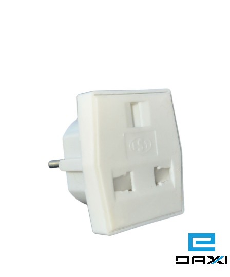 ელ. ჩანგალის გადამყვანი MIRSA, 768 PLUG, Power adapter GB to EURO
