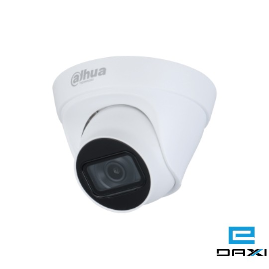 სამეთვალყურეო კამერა, 2MP 2.8mm, Dahua IPC-HDW1230T1-S5 Eyeball IP67, IR 30M პლასტმასის კორპუსი Indoor