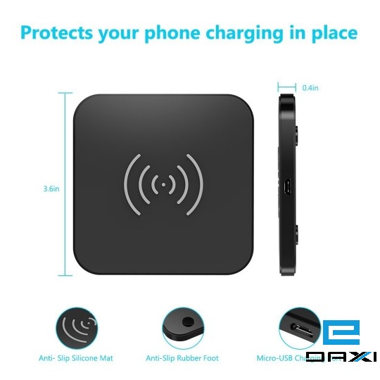 უსადენო დამტენი, T511-S, Choetech 10W Fast Wireless Charging Pad