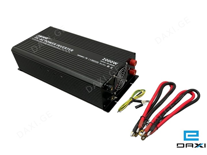 ელექტრო ინვერტორი, 12V-220V 2000W, WZ-2000W