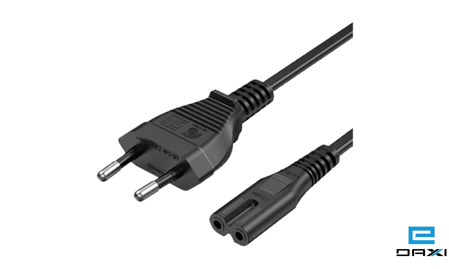 Power Cord cable 1.8M EU Plug, VENTION ZCLBAC 2-Prong C7 Connector