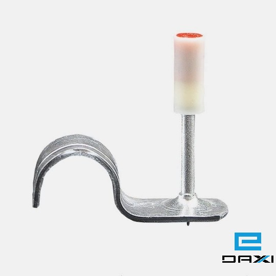 პნევმატური ჩაქუჩისთვის გოფრის (მილების) სამაგრი ლურსმანი