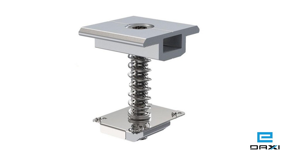 მზის პანელის შუალედური სამაგრი, ალუმისი რესლისთვის ERK-EIC