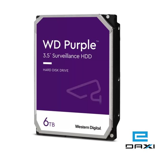 მყარი დისკი HDD 6TB, Western Digital WD63PURU-78 5400rpm SATA 6.0Gbps.64KB Hard Drive