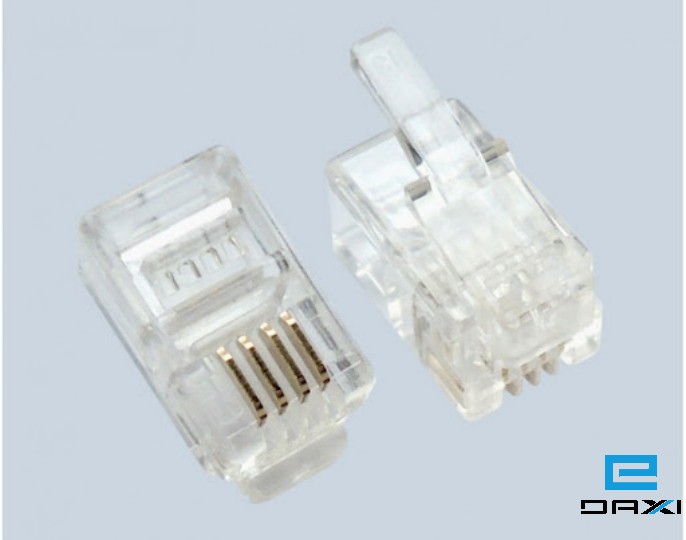 ქსელის აქსესუარი RJ9 Headset 4p4c 1u Gold Plating