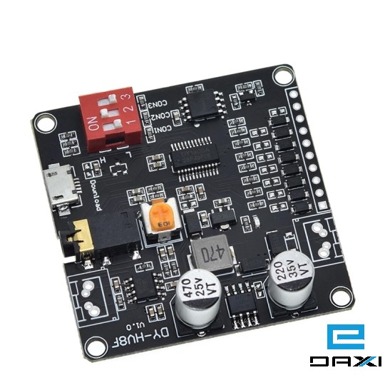 აუდიო დასაკრავი 8CH, DY-HU8F, MP3 6-35V