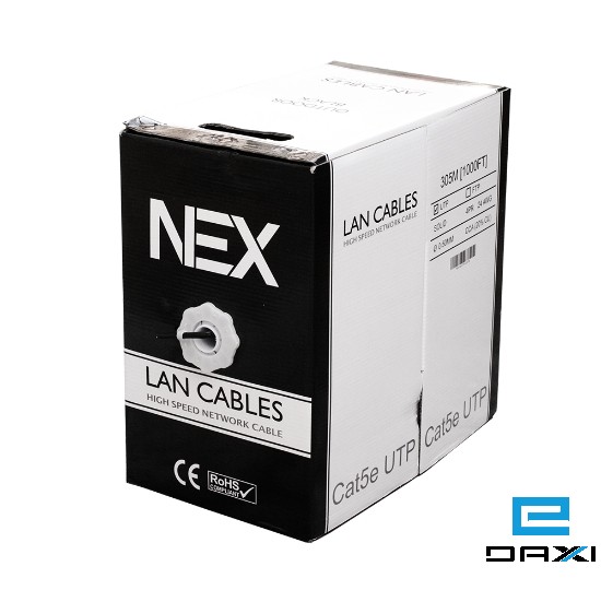 ქსელის კაბელი, Cat5e FTP 20% სპილენძი, Nex (გარე გამოყენების)