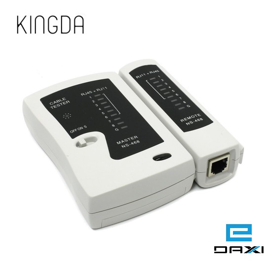 ხელსაწყო, ქსელის ტესტერი, NS-468, Cable Tester With RJ45/RJ12/RJ11