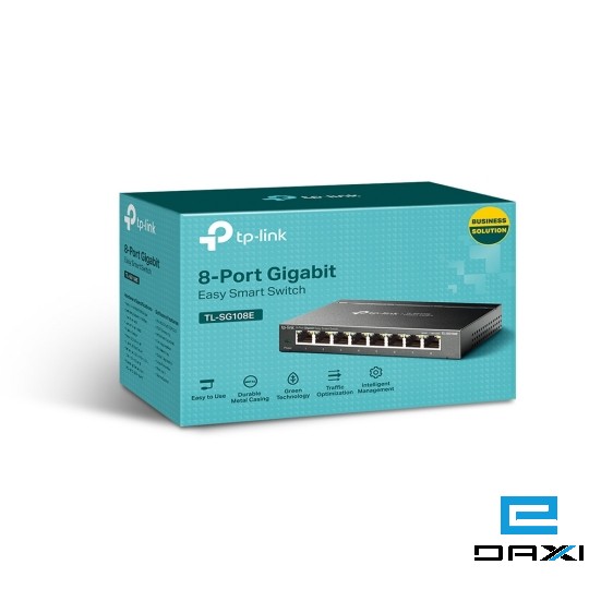 ქსელის გამანაწილებელი სვიჩი, 8 Port Gigabit Easy Smart Switch, TL-SG108E