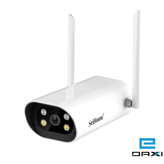 სამეთვალყურეო კამერა, SriHome 4MP SH037, WiFi 2.4GHz/5GHz Waterproof, Color Night Vision, Two Way Audio