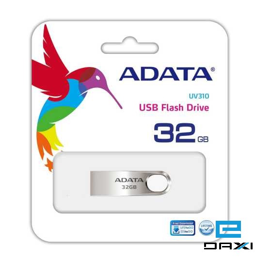 USB ფლეშ მეხსიერება AUV310-32G-RGD, A-Data 32 GB, USB 3.1