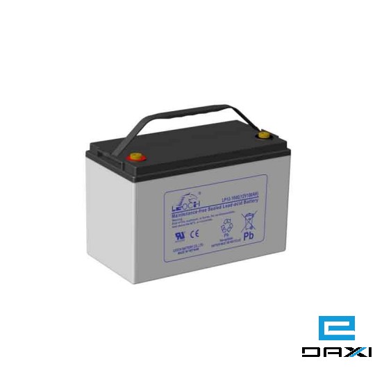 აკუმლიატორი, 12v 100 Ah, LP12-100, LEOCH Rechargable Battery