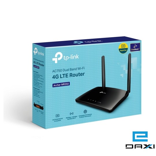 როუტერი, რადიო ქსელი Archer MR202, TP-Link AC750 Wireless Dual Band 4G LTE Router