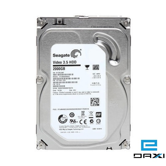 მყარი დისკი HDD 2TB, Seagate Barracuda ST2000VM005, Pipeline HD, 3.5" 5900RPM, SATA 6.0Gb/s, Video 64MB Cache Buffer Size256