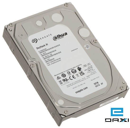 მყარი დისკი HDD 10TB, Seagate SkyHawk AI ST10000VE000