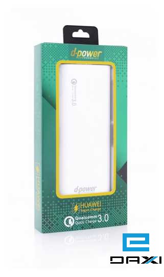 ელ. ენერგიის ბანკი, d-power, 3.0, Power Bank, 12000ma