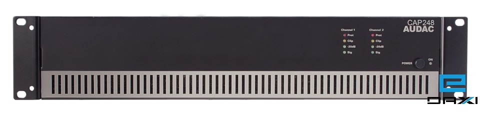 ხმის გამაძლიერებელი 100V 2X480W, AUDAC CAP248