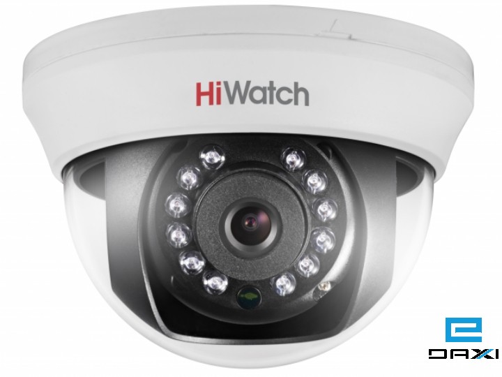 ანალოგური სამეთვალყურეო კამერა, 5MP 2,8mm, Hiwatch, DS-T591, HDTVI, Dome, Fix, IR20m