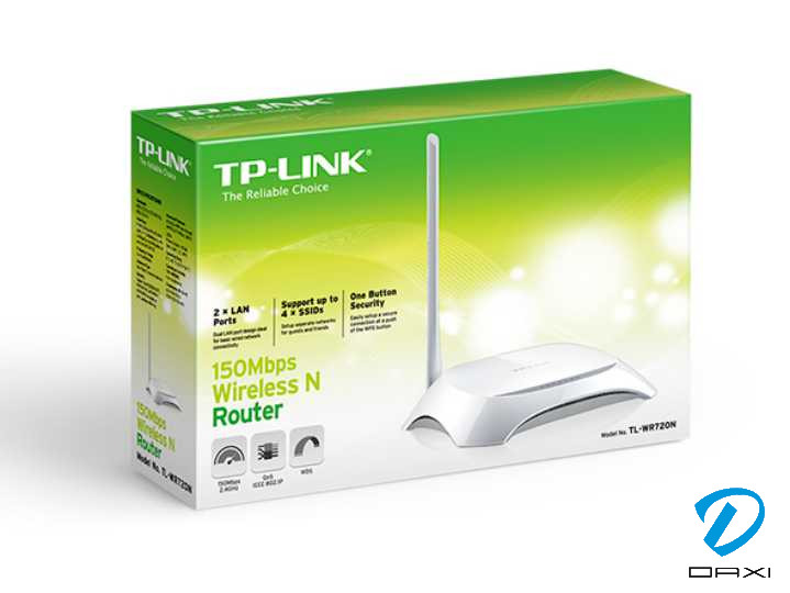 როუტერი, რადიო ქსელი TL-WR720N, TP-Link, 150Mbps Wireless N Router (WiFi)