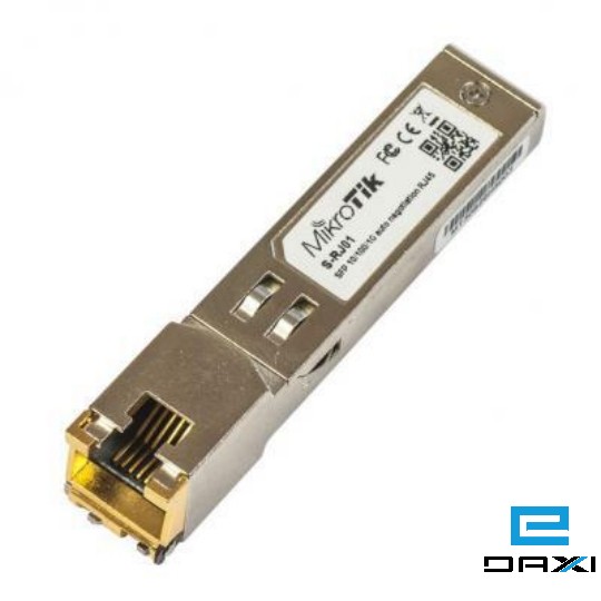 SFP Module 1.25 გბ/წმ Mikrotik, S-RJ01 SFP-დან 1 გბ/წმ Rj45-ზე