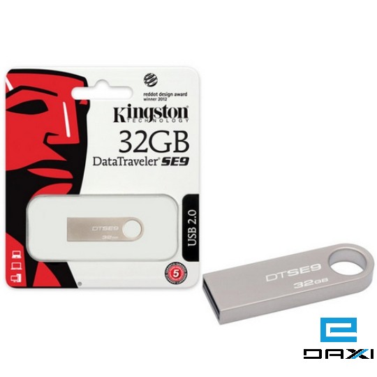 USB მეხსიერება, Kingston 32GB, DTSE9H/32GBZ, DataTraveler / USB 2.0